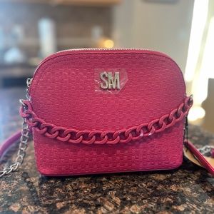Hot pink Steve Madden cross bag